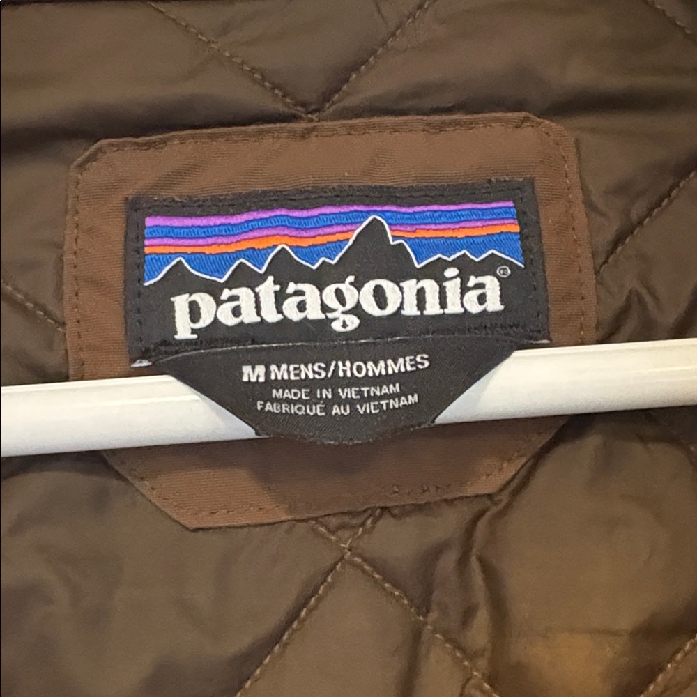 Patagonia Men's Tan Isthmus Puffer Size Medium Brown - Picture 5 of 12
